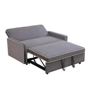 NicBex MZX-Emma-SF-00001-DX Sofa Couch, 53" W, Flannel-Light Grey