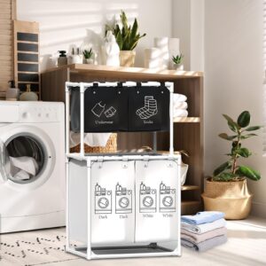 Generic Laundry Basket Organizer,Household Tall Laundry Bag, Laundry Bins for Cloth Compartment Organizing,Laundry Organization and Storage Baskets for Home, JI99U5VFPTMT5FJE