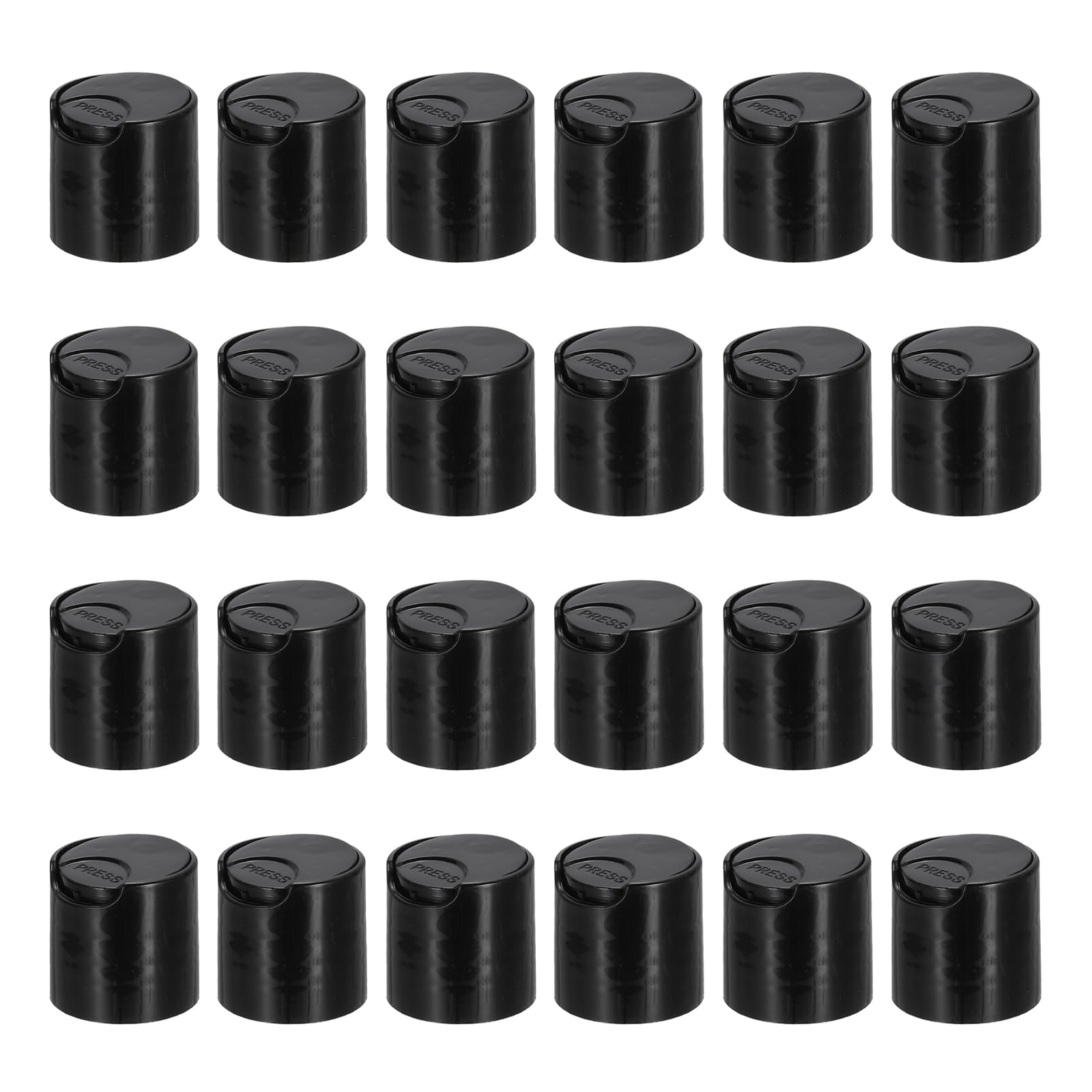 PATIKIL 28/410 Replacement Press Plastic Caps, 48pcs Dispensing Top Cover for Squeeze Shampoo and Lotion Bottles Lids