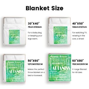 Customization of lover Custom Name Blankets Personalized Blanket and Throw Customized Flannel Blankets for Kids Adult(50''x60'')