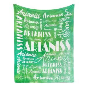 customization of lover custom name blankets personalized blanket and throw customized flannel blankets for kids adult(50''x60'')