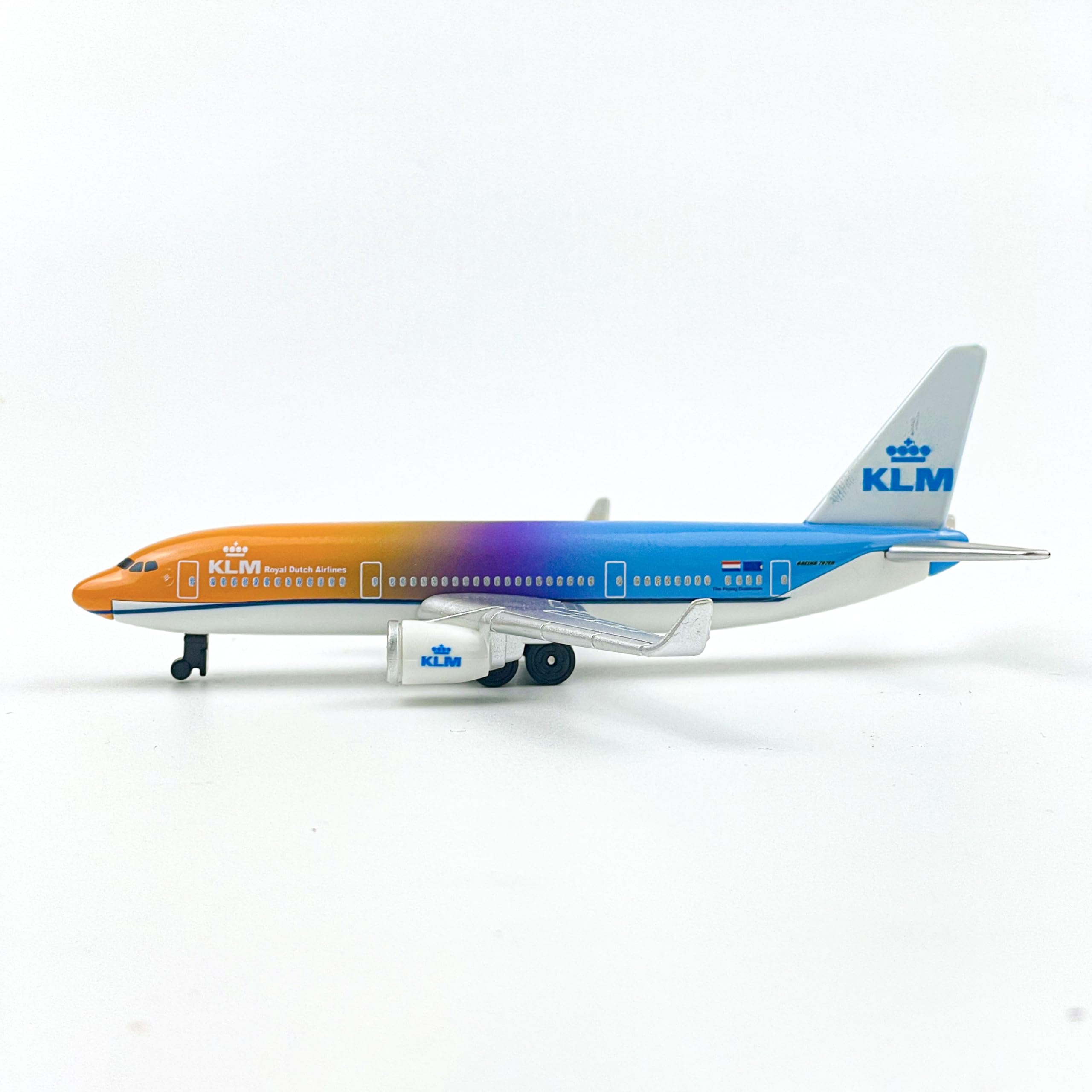 AVIAMUSE KLM Model Airplane, Multi-Color Livery Single Planes Die-cast Model Plane Aircraft Suitable for Collection & Christmas, Birthday Gifts