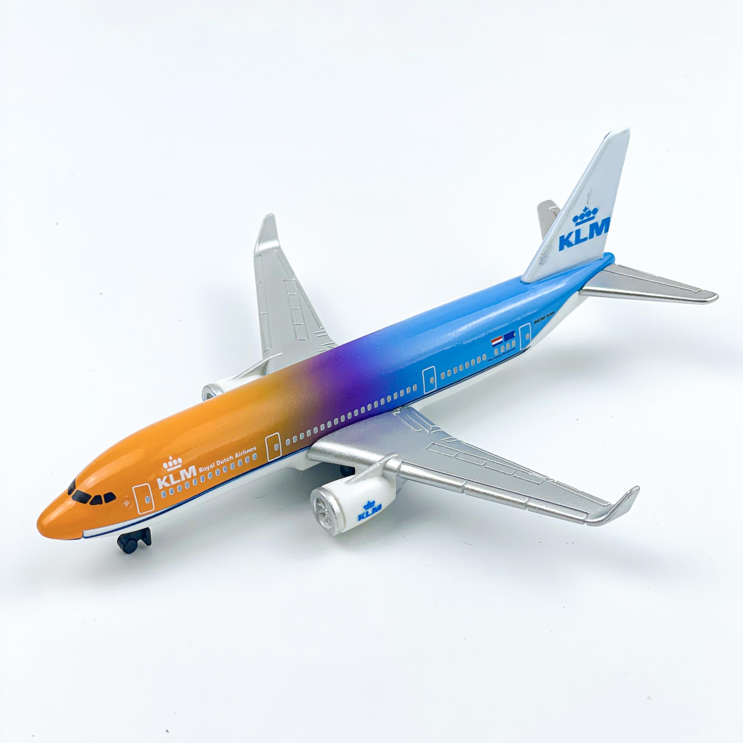 AVIAMUSE KLM Model Airplane, Multi-Color Livery Single Planes Die-cast Model Plane Aircraft Suitable for Collection & Christmas, Birthday Gifts