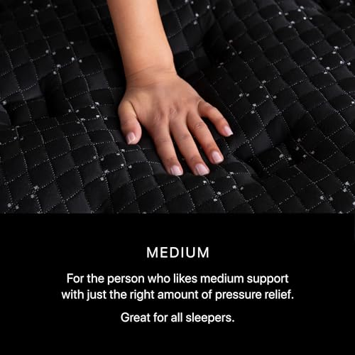 Beautyrest Black Series Three 15.25" Medium Full Mattress - Breathable, Cooling, and Supportive - CertiPUR-US Certified, 100-Night Sleep Trial, and 10-Year Limited Warranty