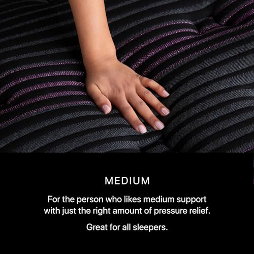 Beautyrest Black Series Two 15.5" Medium King Mattress - Breathable, Cooling, and Supportive - CertiPUR-US Certified, 100-Night Sleep Trial, and 10-Year Limited Warranty