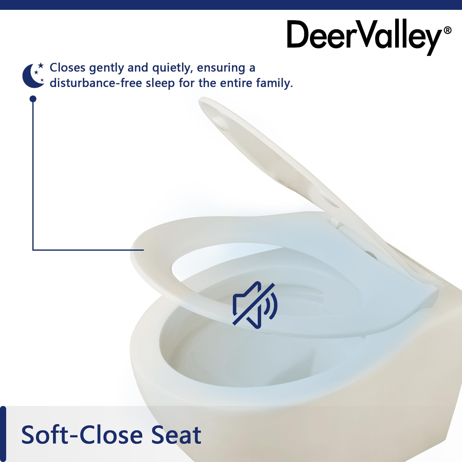 Deer Valley Wall Hung Toilet Combo Set, Wall Mounted Toilet, Concealed In-Wall Toilet Tank Carrier System, 1.1GPF/1.6 GPF Dual Flush, Push Buttons Included (Biscuit 14.4 * 17.3)