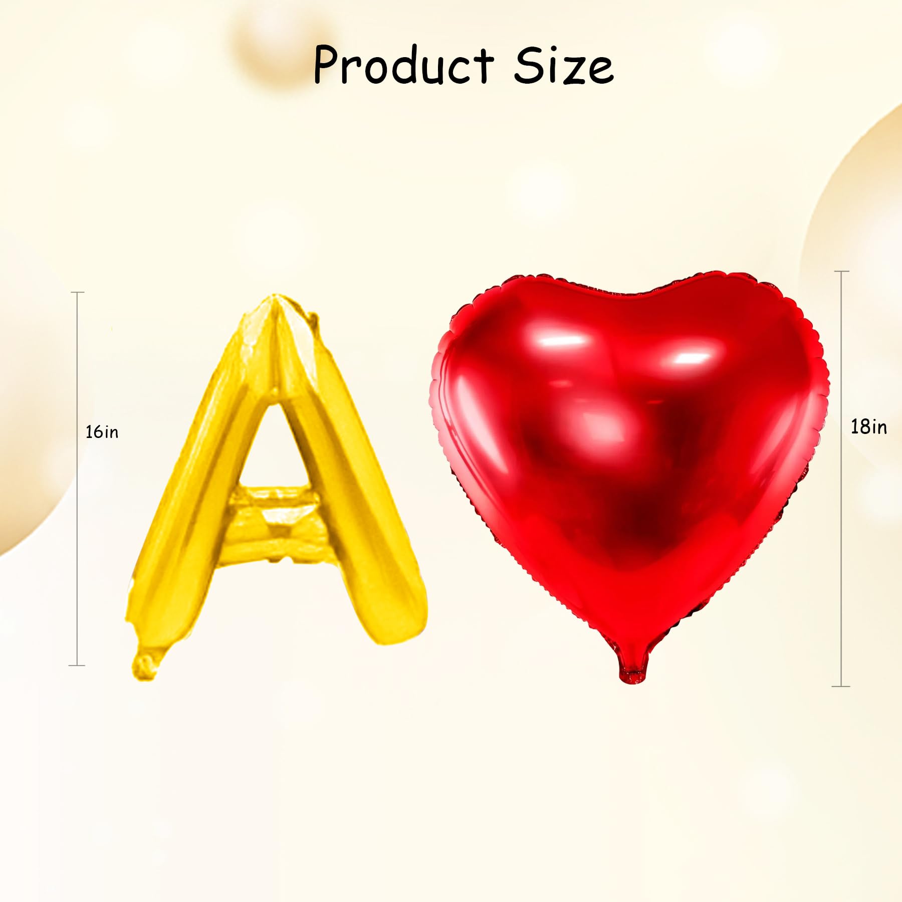 Will You Be My Girlfriend Balloons - 16'' Alphabet Letters Foil Mylar Balloon, 18" Heart Shaped Balloon with 500 Pcs Artificial Rose and 100 Pcs White Petals for Valentine Anniversary Decorations