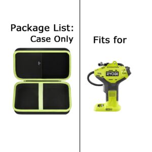 Tourmate Hard Storage Case for RYOBI P737 18-Volt ONE+ Portable Cordless Power Inflator - Travel Case (Only Case)