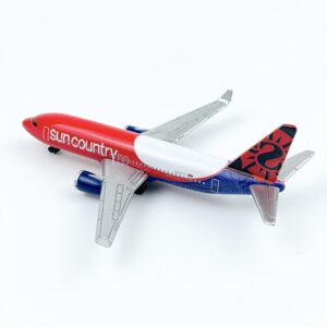 AVIAMUSE Sun Country Model Airplane, Die-cast Single Planes Model Aircraft Suitable for Collection & Christmas, Birthday Gifts