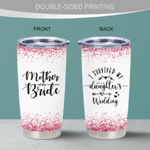 Mother of The Bride Gifts, Wedding Party Gifts for Bride's Mother from Daughter, Bridal Shower Gift for Bride's Mother, Engagement Gifts for Mother of The Bride, Mom of The Bride 20 oz Tumbler