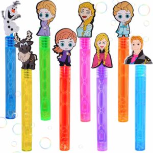 24 piece frozen bubble wand for kids(8 style),cute frozen bubble wand great for frozen theme birthday party supplies