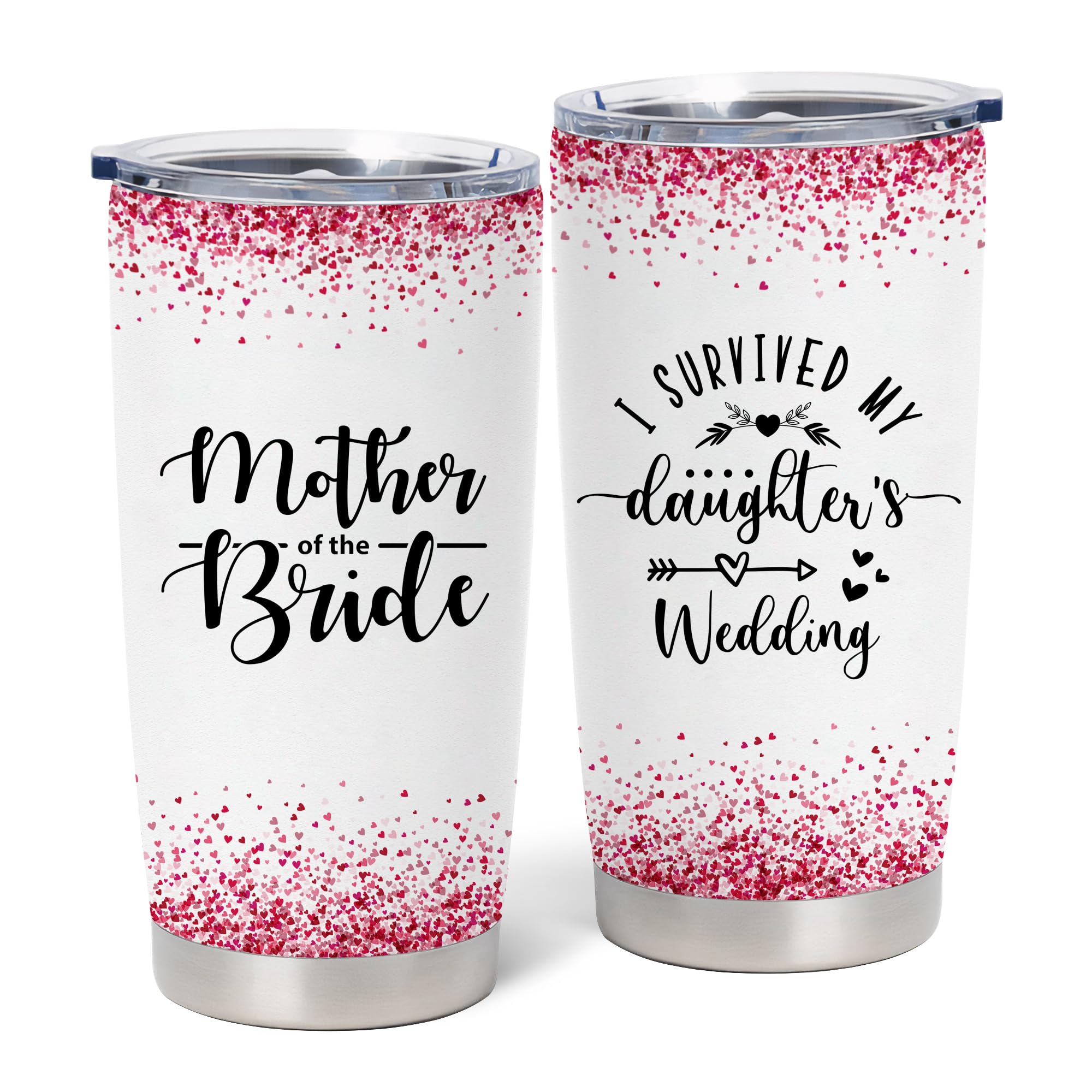 Mother of The Bride Gifts, Wedding Party Gifts for Bride's Mother from Daughter, Bridal Shower Gift for Bride's Mother, Engagement Gifts for Mother of The Bride, Mom of The Bride 20 oz Tumbler