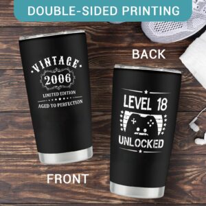 Cool Gifts for 18 Year Old Boys, 18th Birthday Gifts for Boys, Gifts for 18 Year Old Boy, Best Gifts for 18 Year Olds, 18 Year Old Boy Gift Ideas, 18th Birthday Decorations for Boys 20oz Tumbler