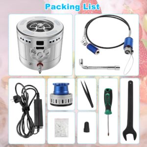 Portable Dry Ice Maker Machine: Food Grade Dry Ice Maker with Quick CO2 Dry Ice Making and Instant Glass Chilling, Dry Ice Machine for Bars, Restaurants, Clubs, and Hotels