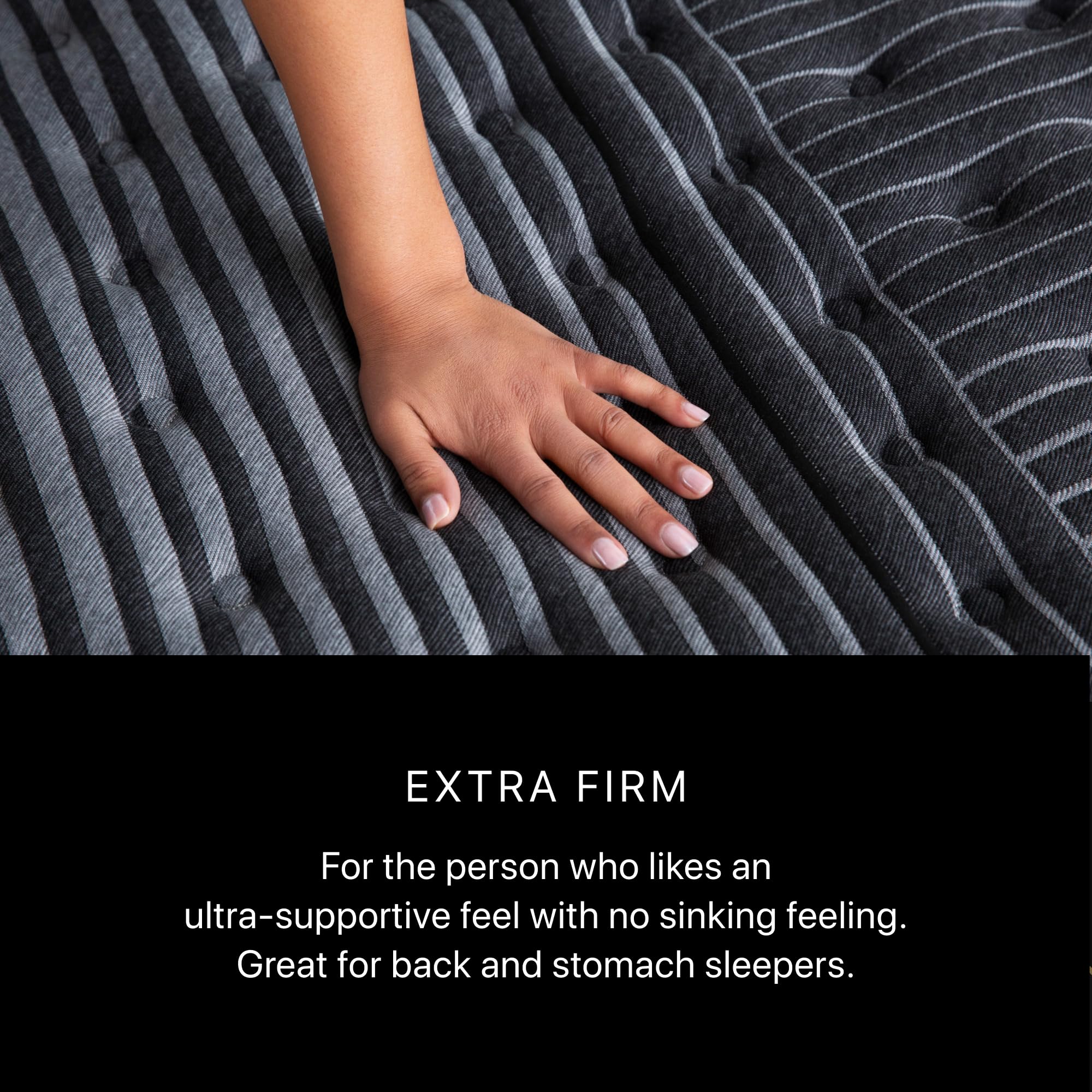 Beautyrest Black Series One 13.5" Extra Firm King Mattress - Breathable, Cooling, and Supportive - CertiPUR-US Certified, 100-Night Sleep Trial, and 10-Year Limited Warranty