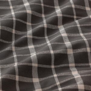 STRUTBRAKEN King Duvet Cover and Pillowcase(s) Cotton Gray Check