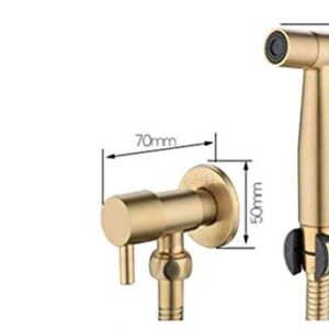 Toilet Sprayer Kit Brass Shower Sprayer Replacement Spray Compatible with Premium Cloth Diaper Sprayer - SUS304 Airbrush Bidet Toilet Set Companion