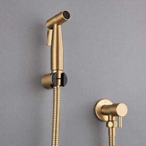 Toilet Sprayer Kit Brass Shower Sprayer Replacement Spray Compatible with Premium Cloth Diaper Sprayer - SUS304 Airbrush Bidet Toilet Set Companion