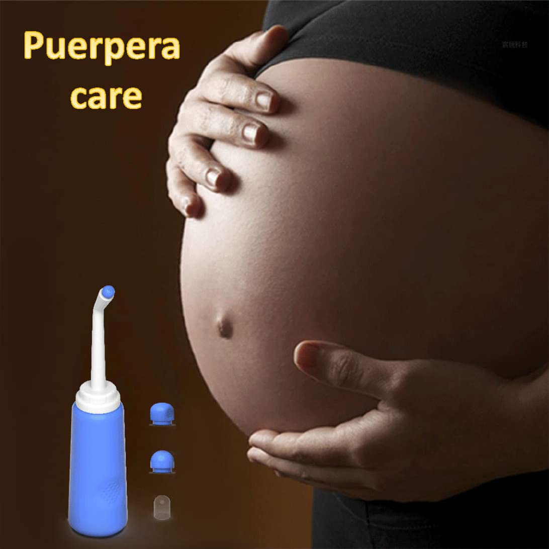 Bidet Sprayer Postpartum Bide Bottle Portable Travel Toilet Bidet Bathing Vaginal Wash for Baby Women Bedridden Patient, Bidet Sprayer