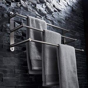 Towel Rack for Bathroom Towel Shelf Rail Kitchen Multi Functional Bathroom 304 Stainless Steel 3 Layers Towel Rack Bath Towel Rack Towel Shelf