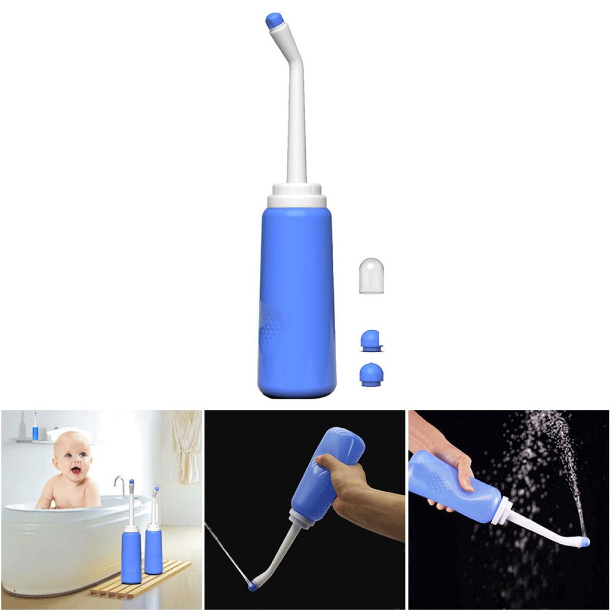 Bidet Sprayer Postpartum Bide Bottle Portable Travel Toilet Bidet Bathing Vaginal Wash for Baby Women Bedridden Patient, Bidet Sprayer