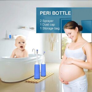 Bidet Sprayer Postpartum Bide Bottle Portable Travel Toilet Bidet Bathing Vaginal Wash for Baby Women Bedridden Patient, Bidet Sprayer