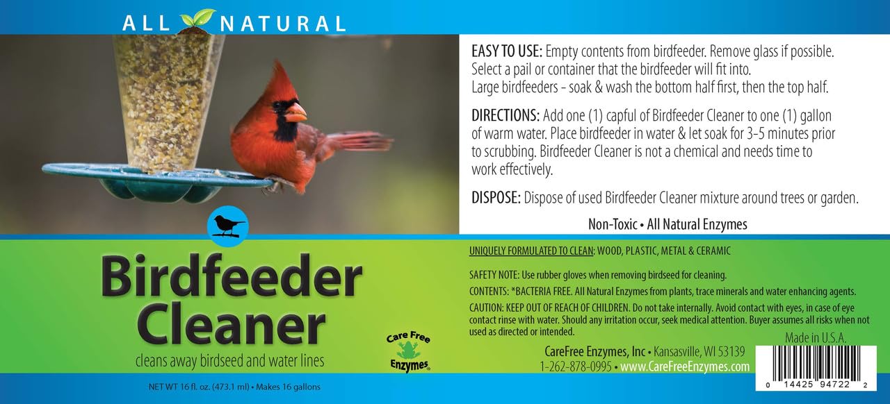 Care Free Enzymes Birdfeeder Cleaner