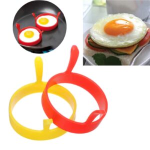 Perfect Fried Egg Mold Pancake Rings Breakfast Omelette Fried Egg Molds Silicone Gift For Cooking Lover Egg Rings For Griddle