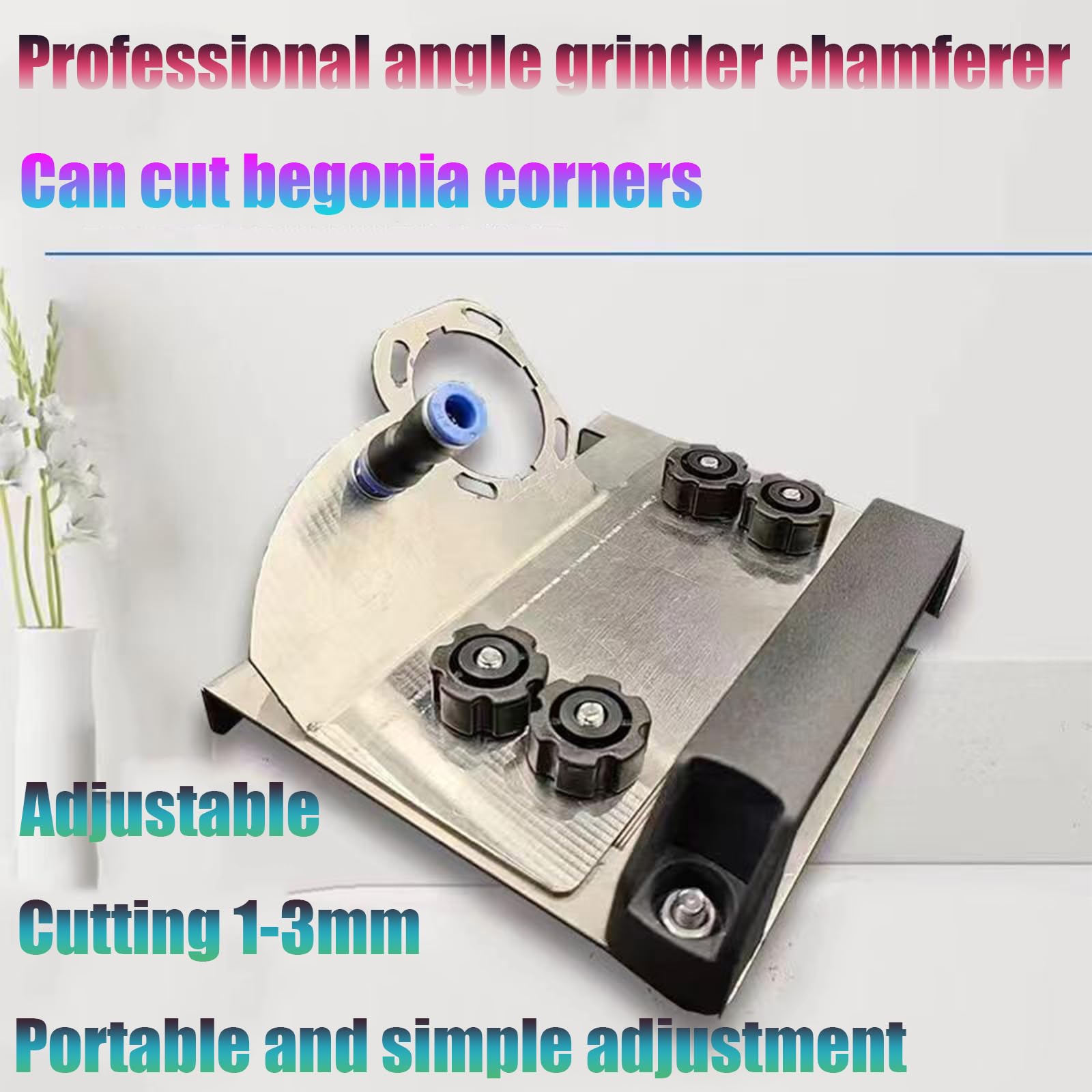 EJV Angle Grinder Stand – Perfect for 45° Chamfer Cutting, Sturdy Angle Grinder Holder, Specialized Cutting Bracket for Tile, Advanced Fixed Holder for Angle Grinding (1Pcs)