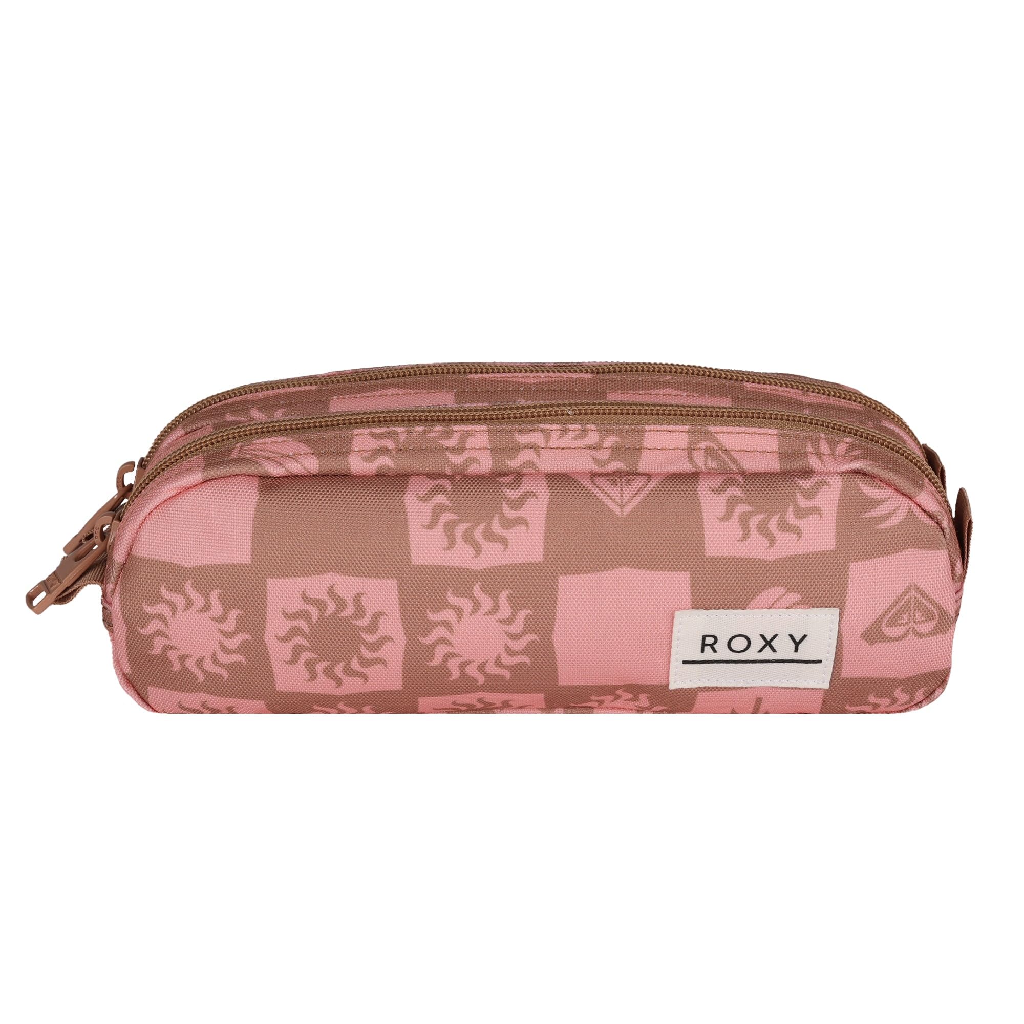 Roxy Da Rock Printed Supply Case (One Size) Storage Bag, Camel Sunsquare AX