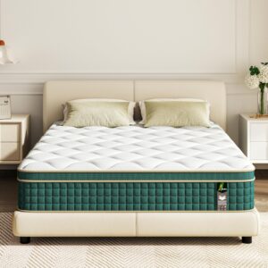 jeekea twin mattress in a box - 10 inch twin size memory foam mattress - hybrid mattress twin size for back pain relief - medium firm twin bed mattress with motion isolation & strong edge support