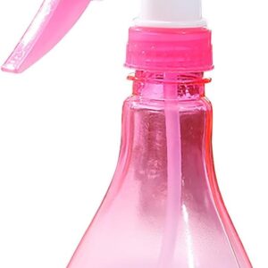 Pink Empty Spray Bottles, Plastic Watering the Flowers Water Spray Bottle for Salon Plants, Spray Bottles for Hair, Plants, Cleaning Solutions, Cooking, BBQ Refillable Containers