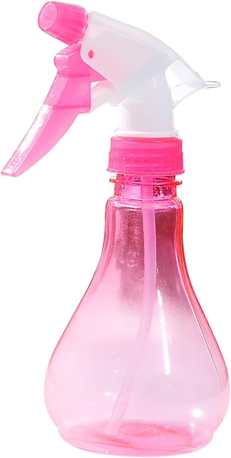 Pink Empty Spray Bottles, Plastic Watering the Flowers Water Spray Bottle for Salon Plants, Spray Bottles for Hair, Plants, Cleaning Solutions, Cooking, BBQ Refillable Containers