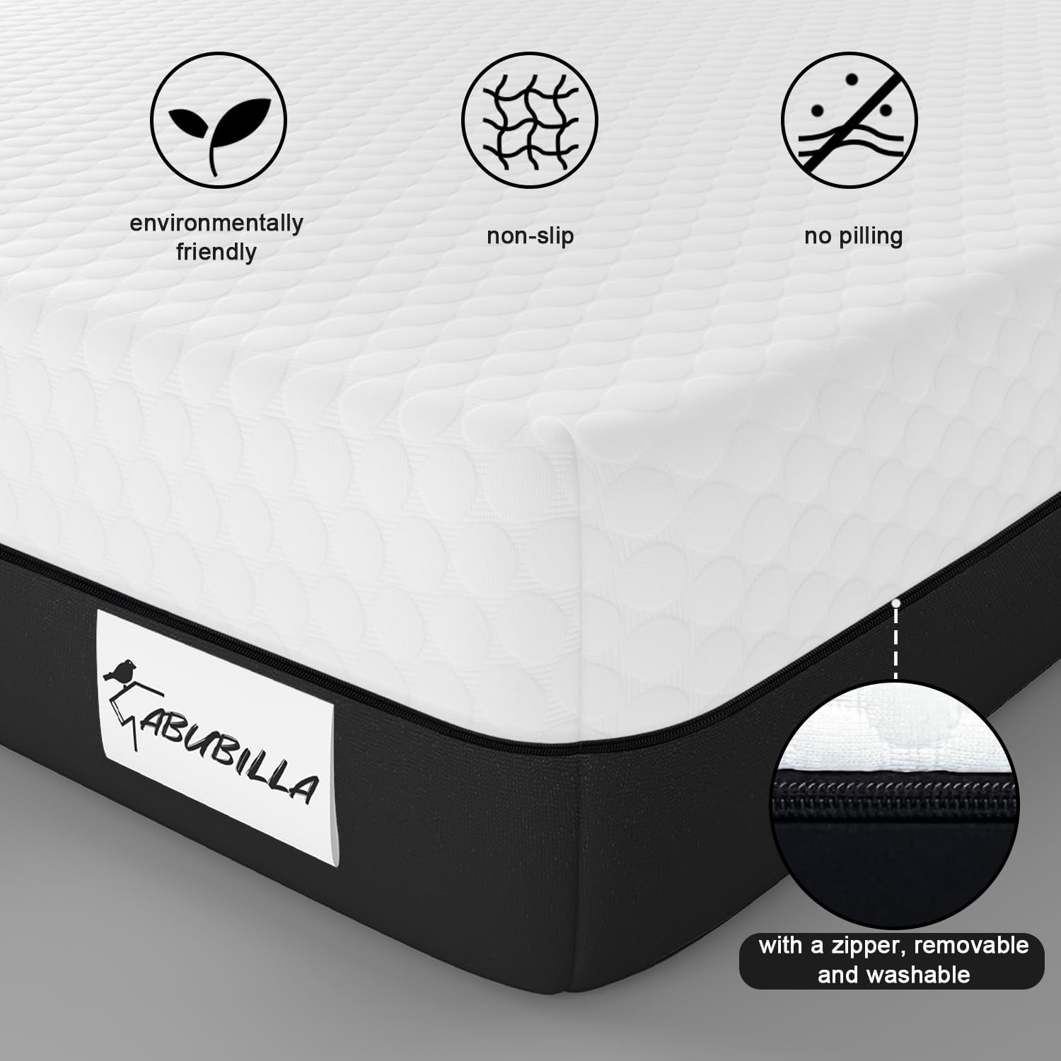 LIYIH Twin Mattress, 8 Inch Twin Mattress, Children’s Rooms Mattress,Guest Room Mattress,Twin Foam Mattress, Improved Sciatica CertiPUR Certification【New Version】