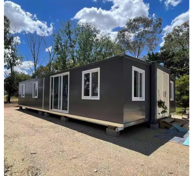 Generic Grande Portable 40ft prefab Homes Expandable Container House for Sale. (Grey, White, Customize, 40ft)