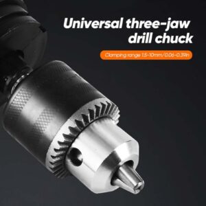 Vsfamlad Right Angle Drill Attachment, 90 Degree Drill Chuck, Durable Right Angle Adapter for Tight Spaces