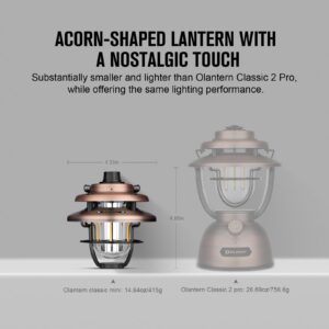 OLIGHT Olantern Stretch Camping Lanterns, 500 Lumens Stretchable LED Flashlights with Dual Light Source Bundle with Olantern Classic Mini LED Camping Lantern, Lightweight Rechargeable Lantern Flashlig