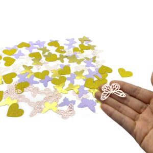 100PCS Butterfly Table Confetti,Butterfly Birthday Decorations for Bridal Shower Baby Shower Wedding Butterfly Party Decor