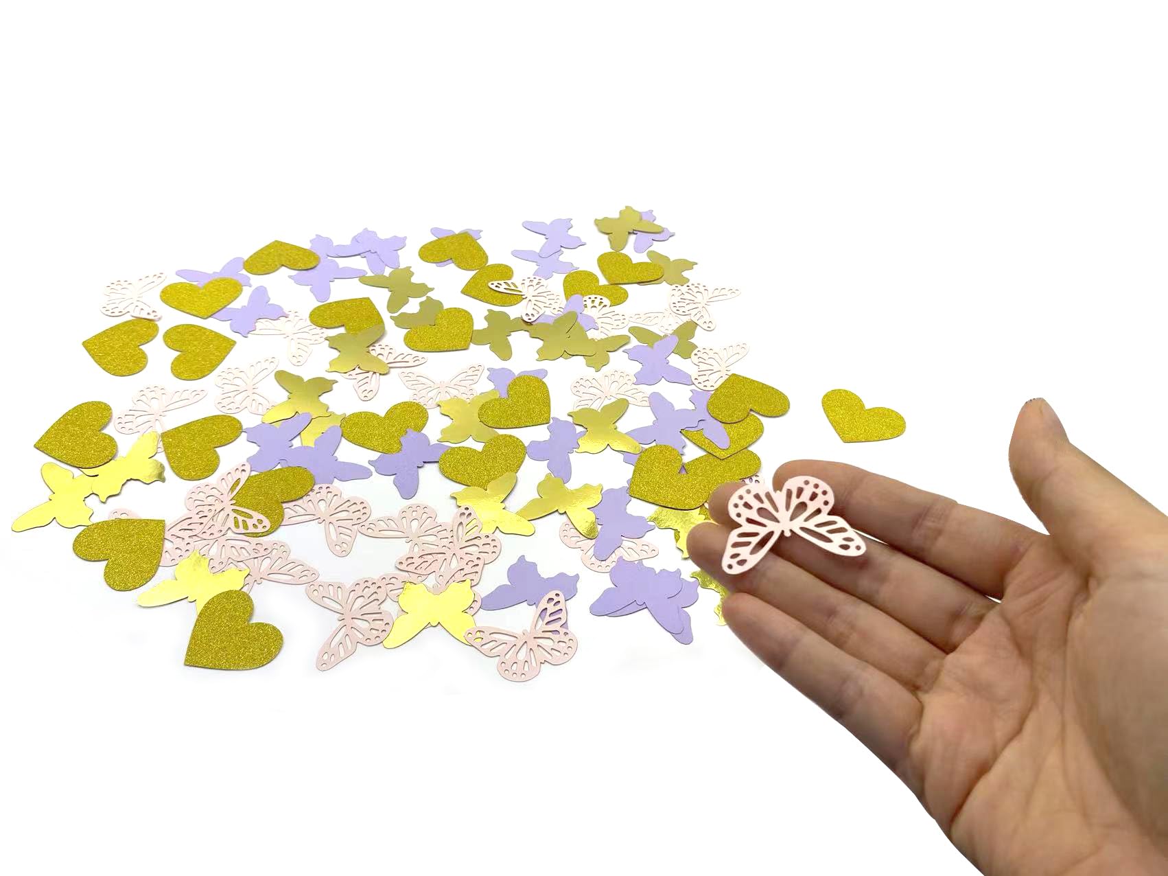 100PCS Butterfly Table Confetti,Butterfly Birthday Decorations for Bridal Shower Baby Shower Wedding Butterfly Party Decor