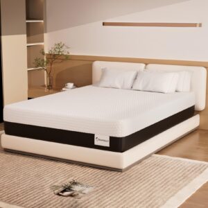 LIYIH 12 Inch King Mattress, King Size Mattresses, Memory Foam Mattresses Really Can Relieve Your Back and Neck Pain,CertiPUR US Certified【New Version】