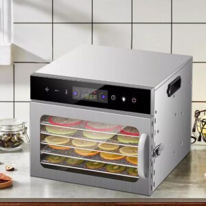 Food-Dehydrator-Machine Food-Dryer for Fruit-Mushroom-Meat-Jerky-Herb Stainless-Steel