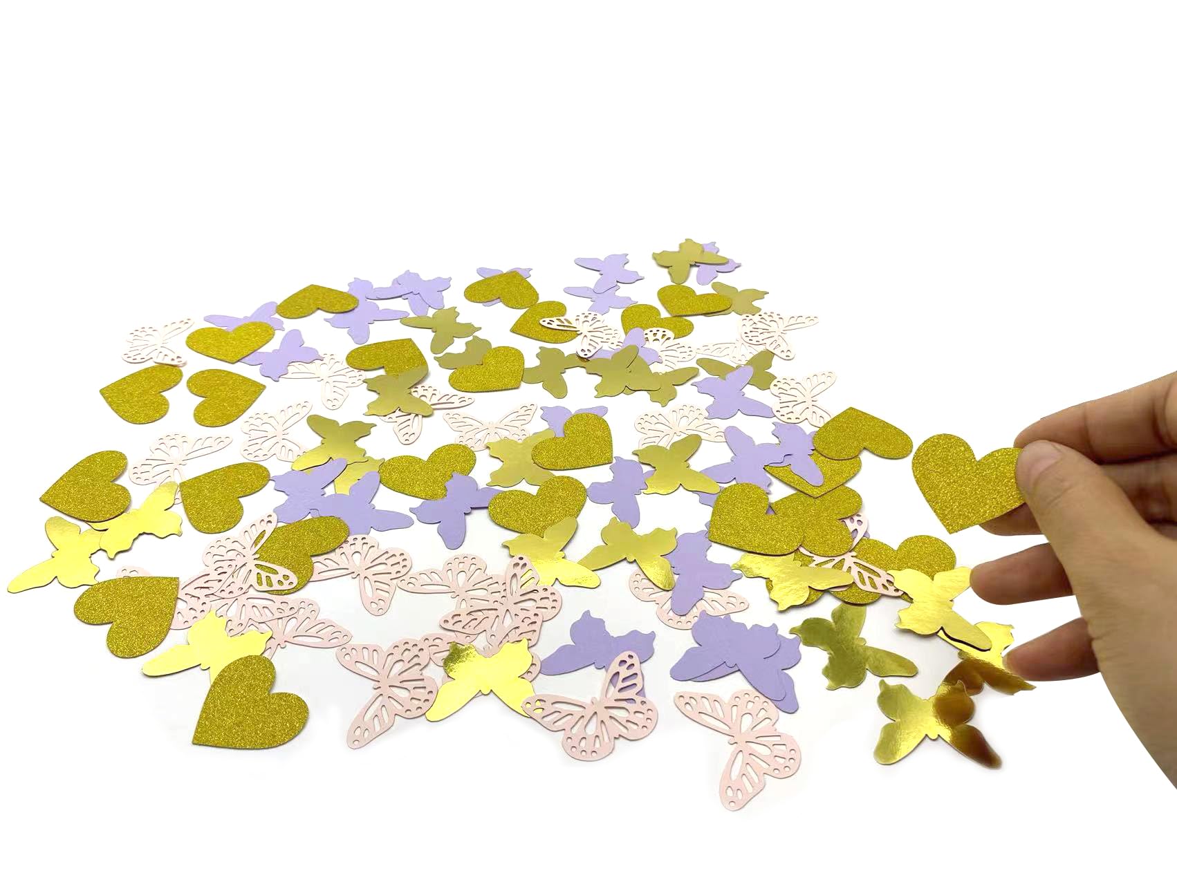 100PCS Butterfly Table Confetti,Butterfly Birthday Decorations for Bridal Shower Baby Shower Wedding Butterfly Party Decor