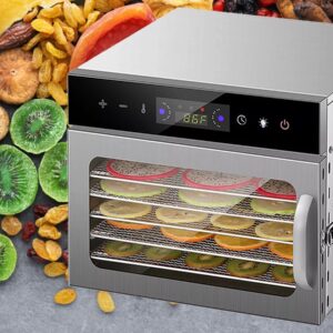 Food-Dehydrator-Machine Food-Dryer for Fruit-Mushroom-Meat-Jerky-Herb Stainless-Steel