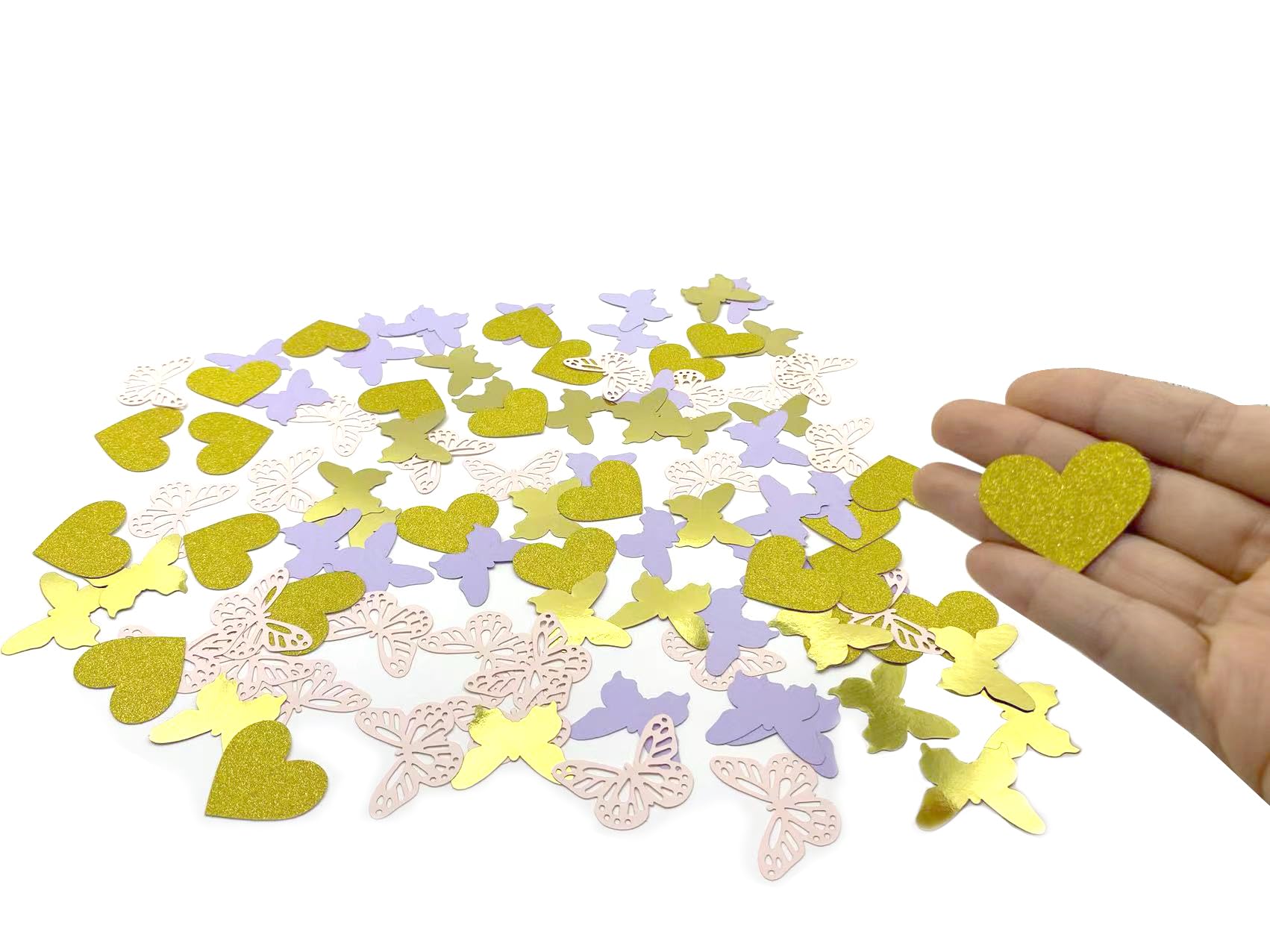 100PCS Butterfly Table Confetti,Butterfly Birthday Decorations for Bridal Shower Baby Shower Wedding Butterfly Party Decor