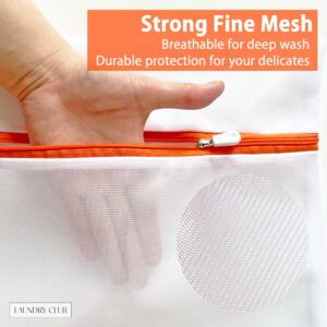 4 Pack Mesh Laundry Bags for Delicates 12inx16in, Delicate Laundry Bag with Sturdy Anti-Rust Zipper, Mesh Laundry Bags for Lingerie, Bra, Underwear, Sneakers, Socks, Breathable Fine Net, Laundry Club