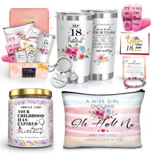 shinnywis 18th birthday gifts for girls,18th birthday decorations for girls daughter sister her girlfriend,tumblers gifts set for 18 year old girl birthday gifts ideas