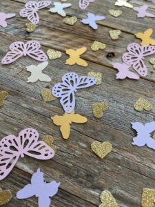 100pcs butterfly table confetti,butterfly birthday decorations for bridal shower baby shower wedding butterfly party decor