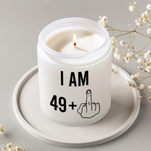 50th Birthday Gifts for Women Men, 50th Birthday Decorations Birthday Candles, Unique Funny Gag Cool Gifts for 50 Year Old Woman 1974 50th Birthday Gifts for Her Him Best Friend Brother Sister Dad Mom