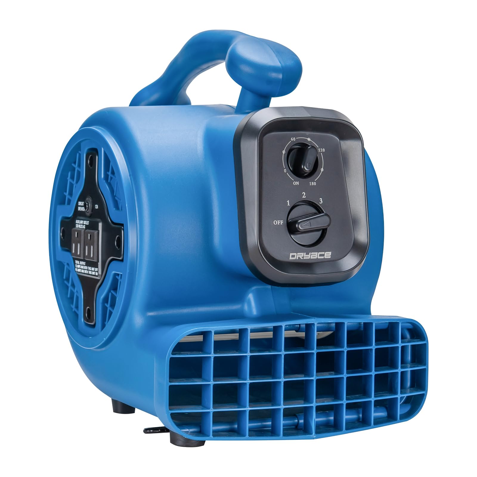 DRYACE 950CFM Centrifugal 1/4HP Air Mover,Carpet Dryer, Blower, Stackable, Daisy Chain,Portable Floor Blower Fan,for Janitorial, Home, Commercial Use