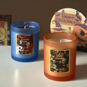 Airkeep Fall Candle，Pumpkin Chai Candle - 6.98 oz Scented Candle for Home,Aromatherapy Candle Gift Set for Women and Men,Autumn Candle Long Burn time